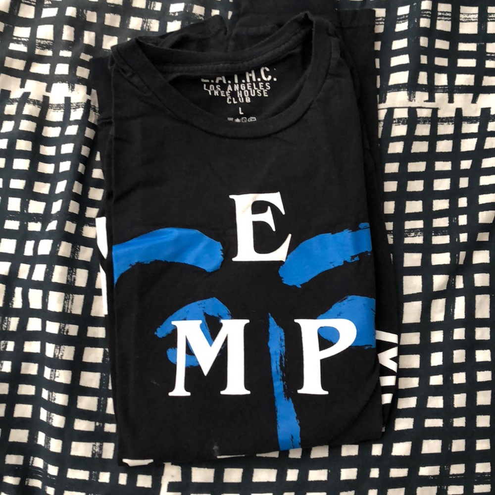 Black print long sleeve